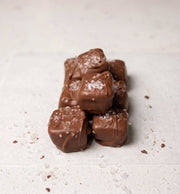 Chocolate covered caramels with sea salt from Mantorville Farms