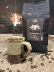 Mood Mender Organic Espresso medium dark roast coffee bag