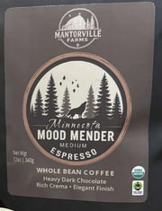 Mood Mender Organic Espresso ground coffee